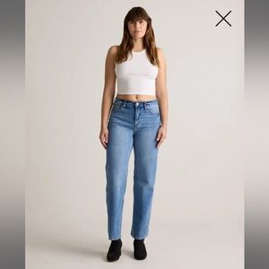 Quince Bella Stretch Relaxed Straight Jean